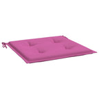 Cuscini per Sedia 6 pz Rosa 50x50x4 cm in Tessuto