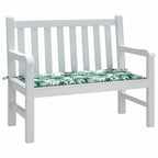 Cuscino per Sedia Motivo Foglia 100 x 50 x 3 cm Tessuto Oxford