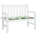 Cuscino Panca da Giardino Multicolore 100x50x4cm Tessuto Oxford