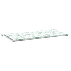 Cuscino per Panca a Foglie 100x50x3 cm in Tessuto Oxford