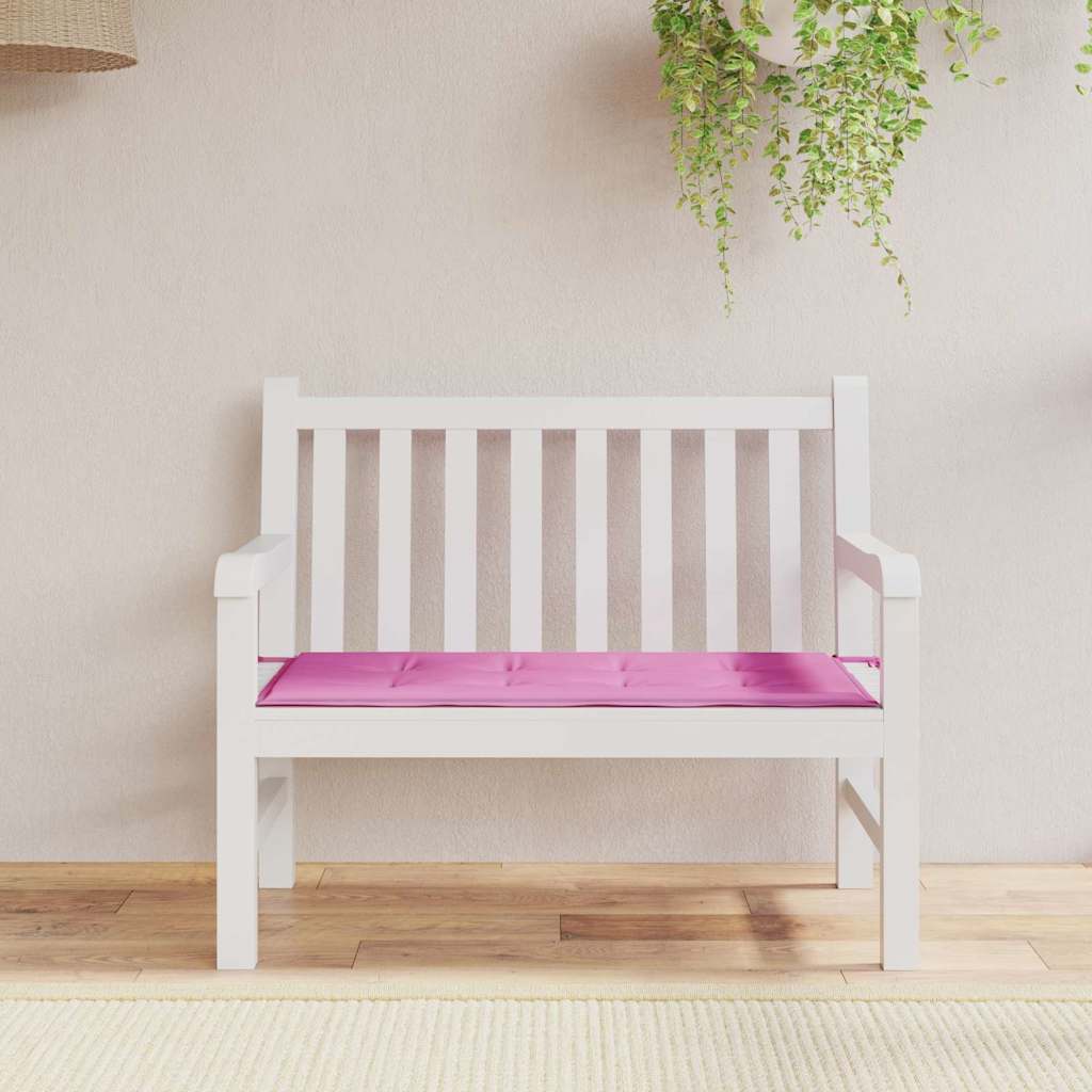 Cuscino per Sedia Rosa 100 x 50 x 3 cm Tessuto Oxford