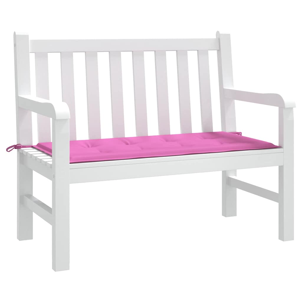 Cuscino per Sedia Rosa 100 x 50 x 3 cm Tessuto Oxford