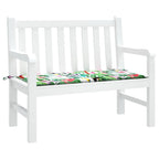 Cuscino Panca da Giardino Multicolore 120x50x4cm Tessuto Oxford