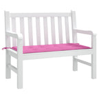 Cuscino per Sedia Rosa 120 x 50 x 3 cm Tessuto Oxford