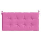 Cuscino per Sedia Rosa 120 x 50 x 3 cm Tessuto Oxford