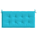 Cuscino per Panchina Turchese 120 x 50 x 3 cm Tessuto Oxford
