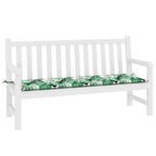 Cuscino per Panchina Foglia Motivo a foglia 150 x 50 x 3 cm