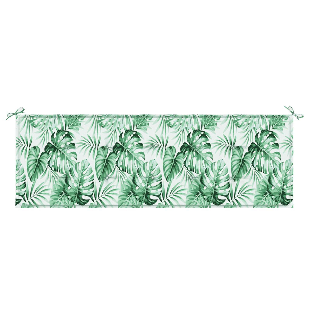 Cuscino per Panchina Foglia Motivo a foglia 150 x 50 x 3 cm
