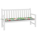 Cuscino Panca Giardino Multicolore 150x50x4cm in Tessuto Oxford