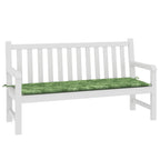 Cuscino per Panca a Foglie 150x50x4 cm in Tessuto Oxford