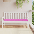 Cuscino per Panca da Giardino Rosa 150x50x4cm in Tessuto Oxford