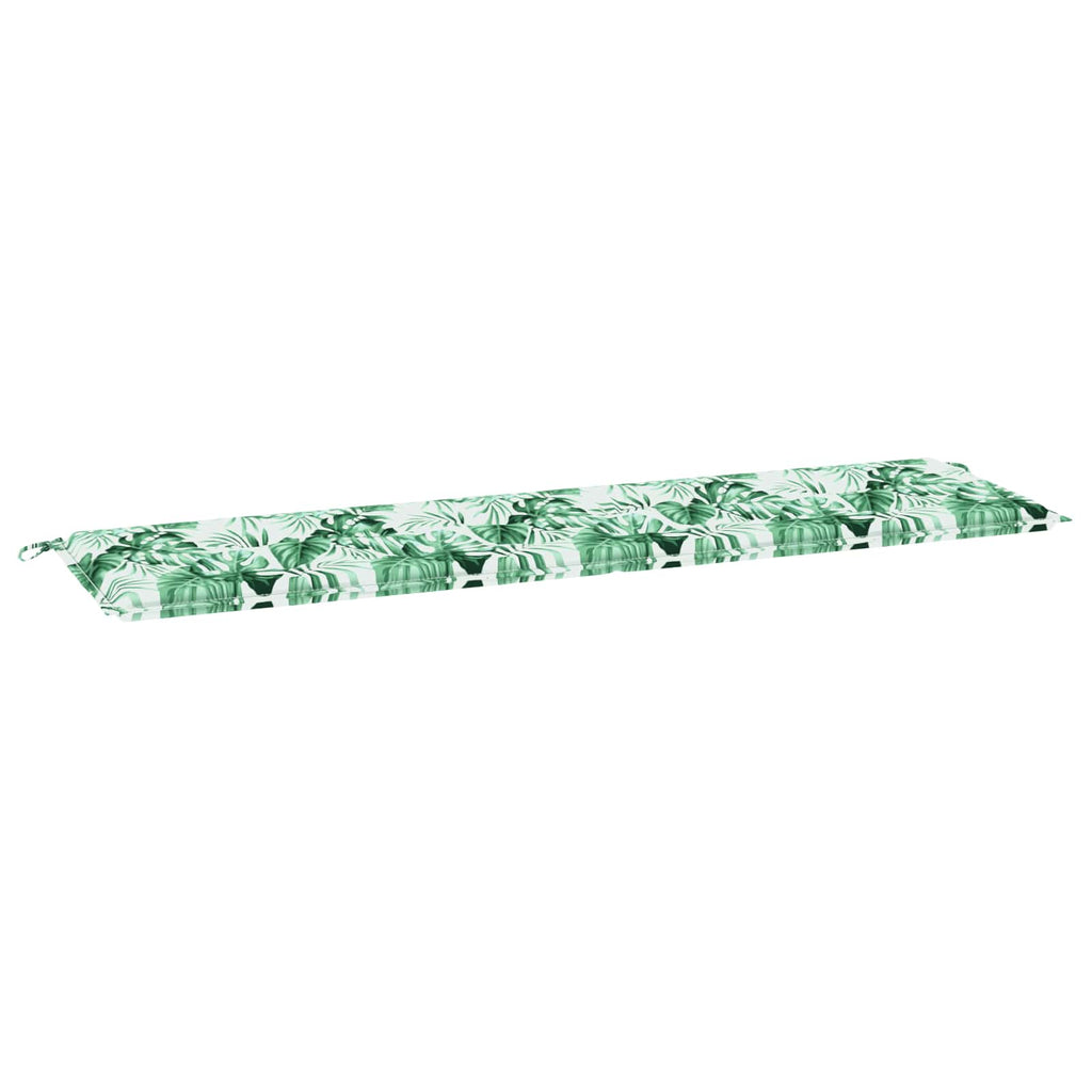 Cuscino per Panchina Foglia Motivo a foglia 150 x 50 x 3 cm