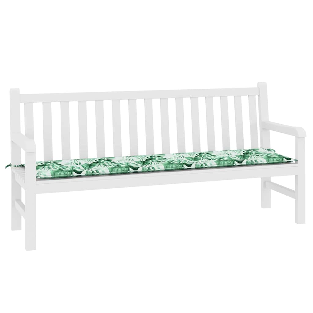 Cuscino per Panchina Foglia Motivo a foglia 150 x 50 x 3 cm