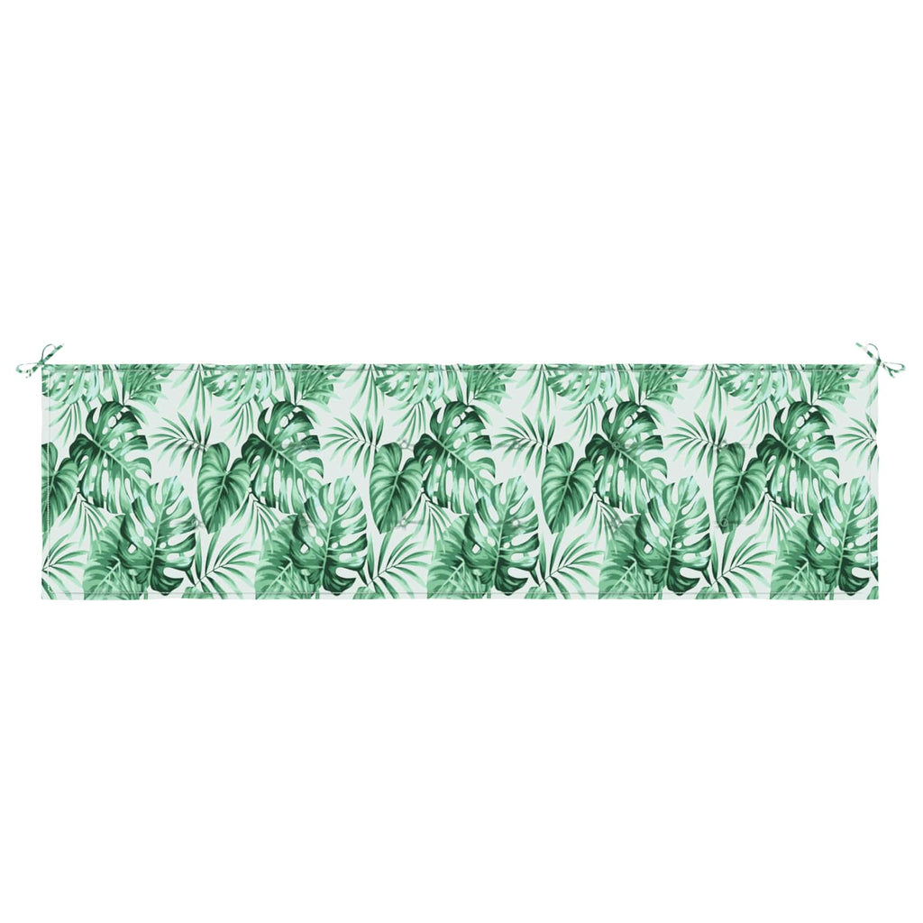 Cuscino per Panchina Foglia Motivo a foglia 150 x 50 x 3 cm