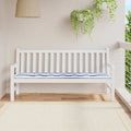 Cuscino per Panchina Quadro Nero 150 x 50 x 3 cm Tessuto Oxford