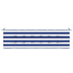Cuscino per Panchina Quadro Nero 150 x 50 x 3 cm Tessuto Oxford