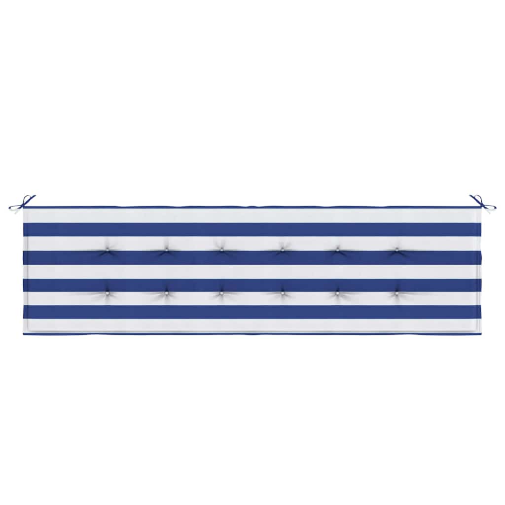 Cuscino per Panchina Quadro Nero 150 x 50 x 3 cm Tessuto Oxford
