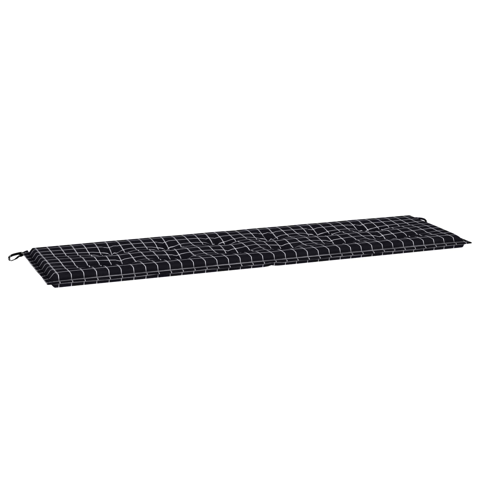 Cuscino per Panchina Quadro Nero 150 x 50 x 3 cm Tessuto Oxford