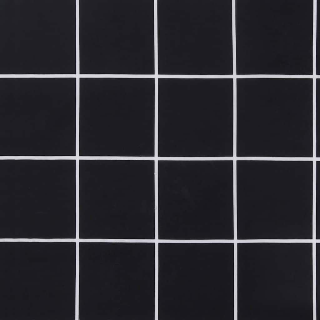 Cuscino per Panchina Quadro Nero 150 x 50 x 3 cm Tessuto Oxford