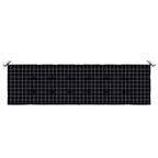 Cuscino per Panchina Quadro Nero 150 x 50 x 3 cm Tessuto Oxford