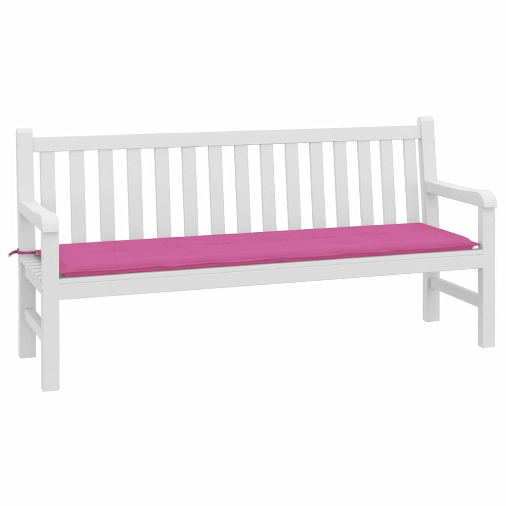 Cuscino per Panchina Rosa 150 x 50 x 3 cm Tessuto Oxford