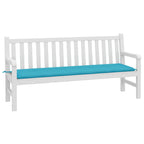 Cuscino per Panchina Turchese 150 x 50 x 3 cm Tessuto Oxford