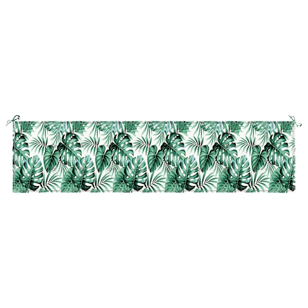 Cuscino per Panchina Foglia Motivo Foglia 200 x 50 x 3 cm