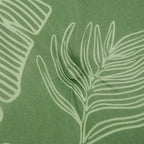 Cuscino Panca da Giardino Motivo a Foglie 200x50x4 cm Tessuto