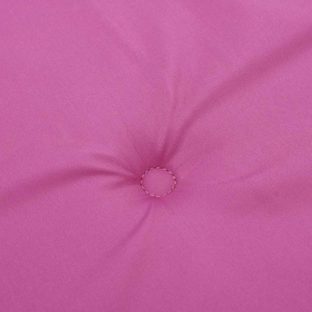 Cuscino per Panca da Giardino Rosa 200x50x4 cm in Tessuto
