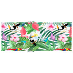 Cuscini per Sedie 2 pz Multicolori 120x50x3 cm in Tessuto