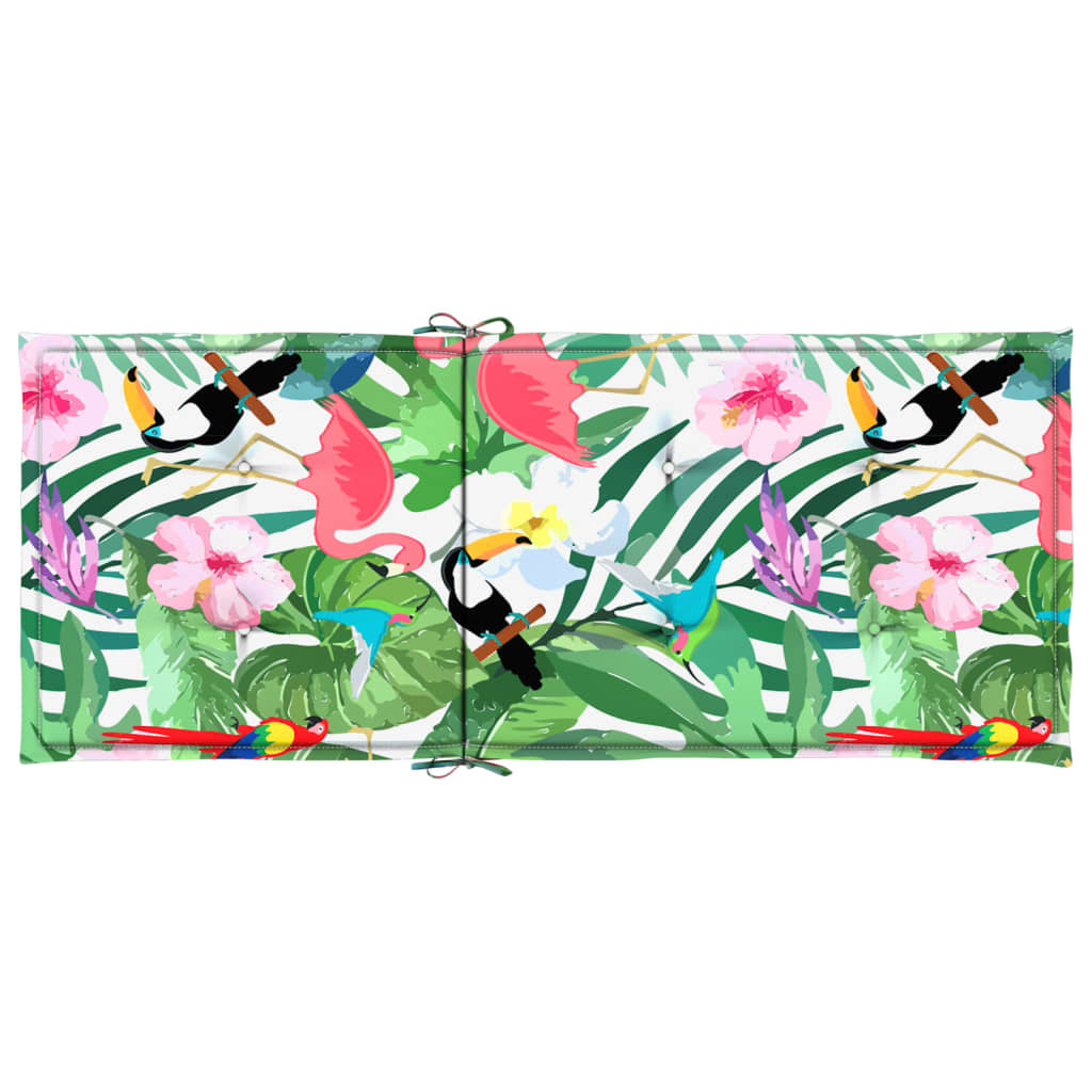 Cuscini per Sedie 2 pz Multicolori 120x50x3 cm in Tessuto