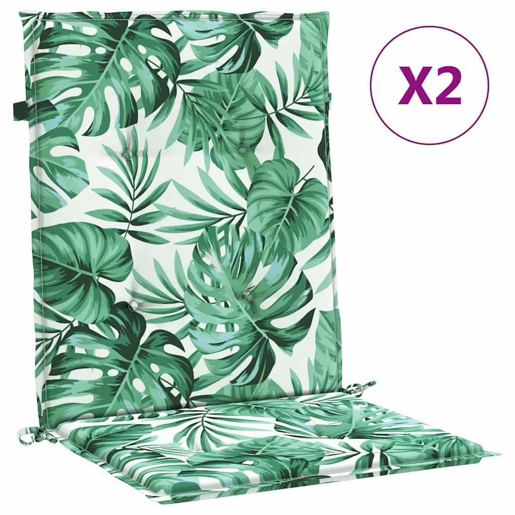 Cuscini posteriori Foglia 2 pcs Motivo Foglia 100 x 50 x 3 cm