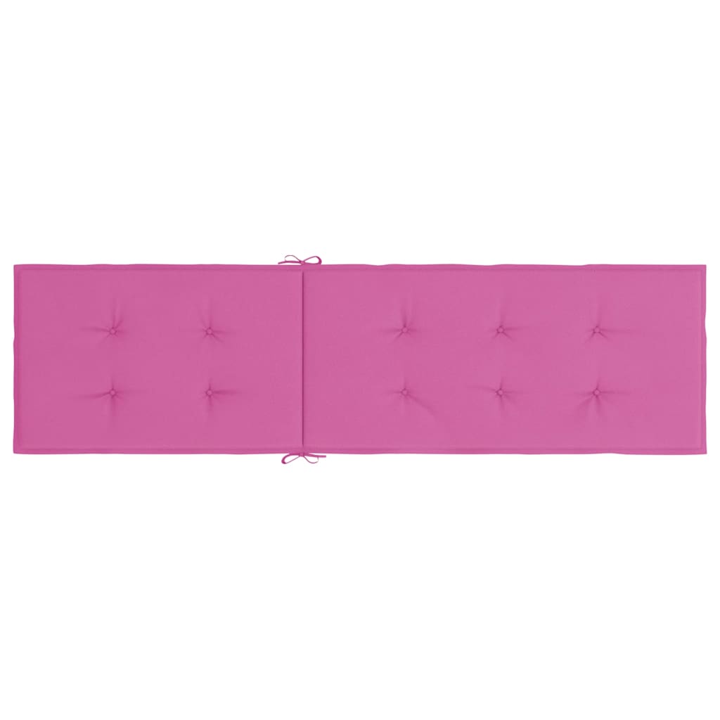 Cuscino per Sedia a Sdraio Rosa in Tessuto Oxford