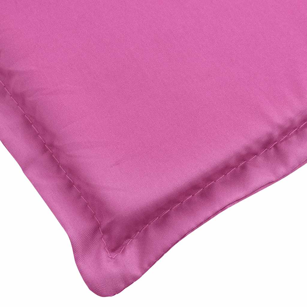 Cuscino per Sedia a Sdraio Rosa in Tessuto Oxford