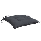 Cuscini per Sedia 4 pz Antracite 40x40x7 cm in Tessuto Oxford