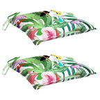 Cuscini per Sedia 2 pz Multicolore 40x40x7 cm Tessuto
