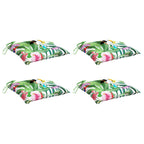Cuscini per Sedia 4 pz Multicolore 40x40x7 cm Tessuto