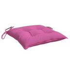 Cuscini per Sedia 2pz Rosa 40x40x7 cm Tessuto