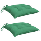 Cuscini per Pallet 2 pz Verdi 50x50x7 cm Tessuto Oxford