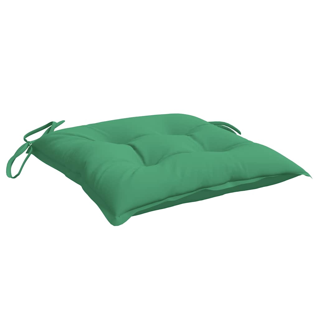 Cuscini per Pallet 2 pz Verdi 50x50x7 cm Tessuto Oxford