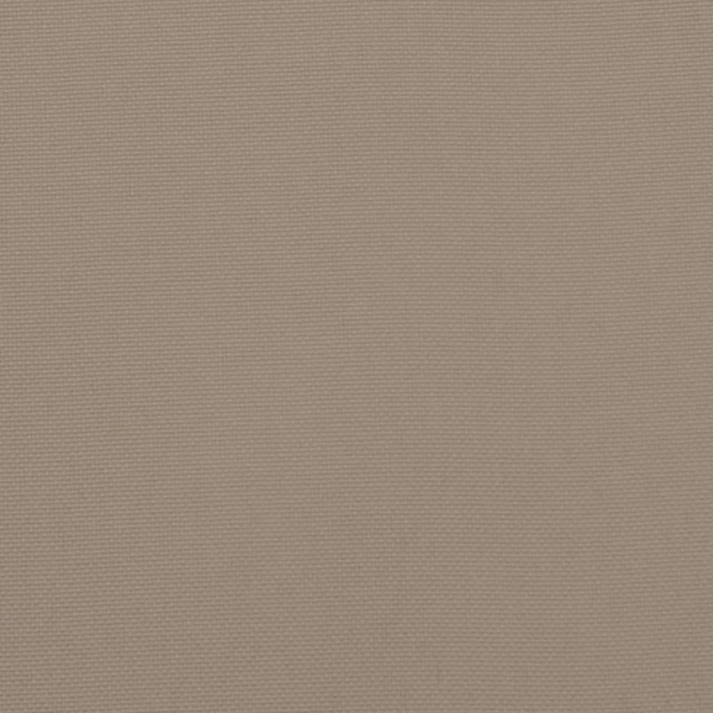Cuscini per Pallet 4 pz Tortora 50x50x7 cm Tessuto Oxford