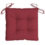 Cuscini per Pallet 2 pz Rosso Vino 50x50x7 cm Tessuto Oxford
