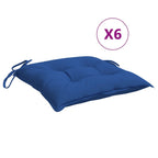 Cuscini per Pallet 6 pz Blu 50x50x7 cm Tessuto Oxford