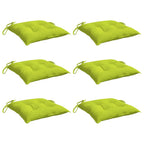 Cuscini per Pallet 6 pz Verde Chiaro 50x50x7 cm Tessuto Oxford