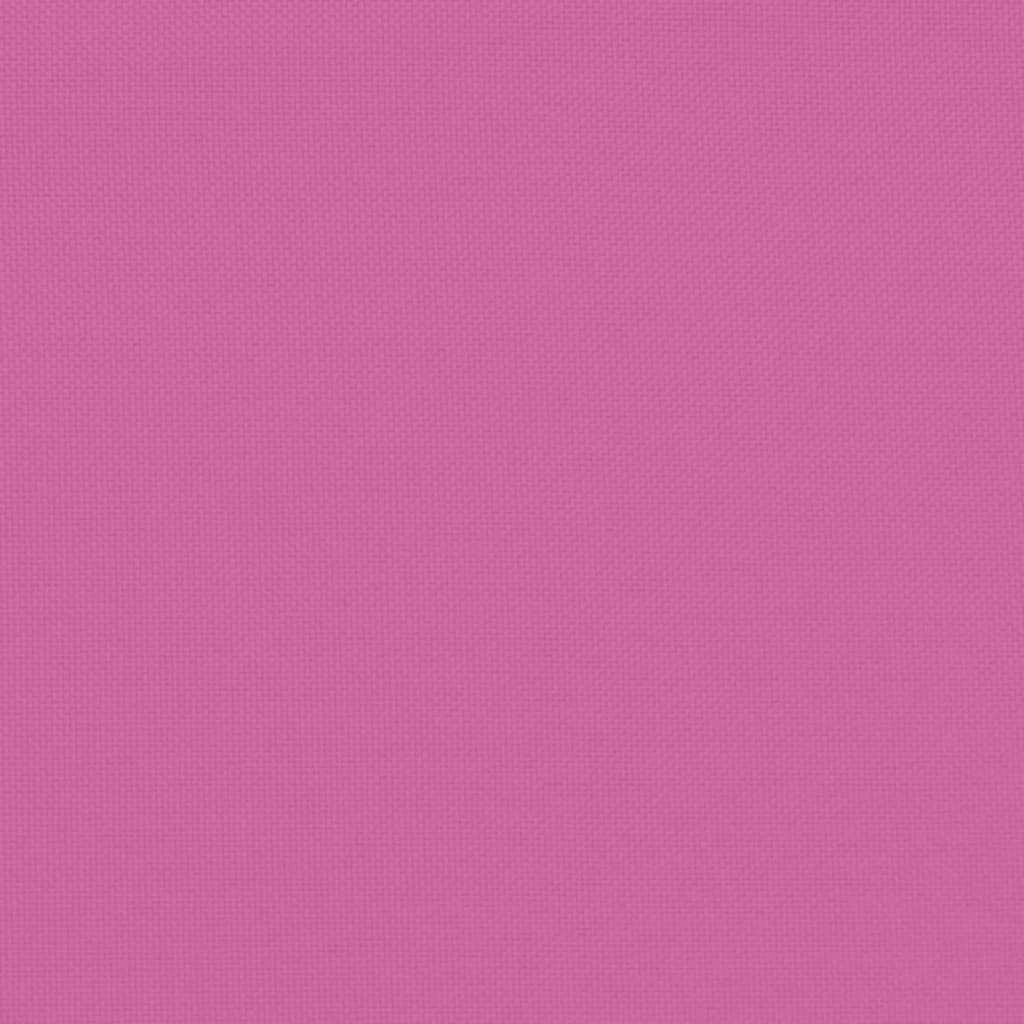 Cuscini per Sedia 2 pz Rosa 50x50x7 cm in Tessuto Oxford