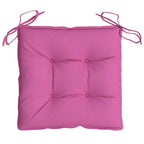 Cuscini per Sedia 4 pz Rosa 50x50x7 cm in Tessuto Oxford
