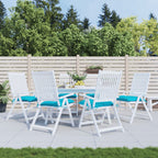 Cuscini per Sedia 6 pz Turchese 50x50x7 cm Tessuto Oxford