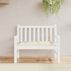 Cuscino per Panca da Giardino Crema 100x50x7 cm Tessuto Oxford