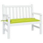 Cuscino per Panca Verde Brillante 100x50x7 cm in Tessuto Oxford