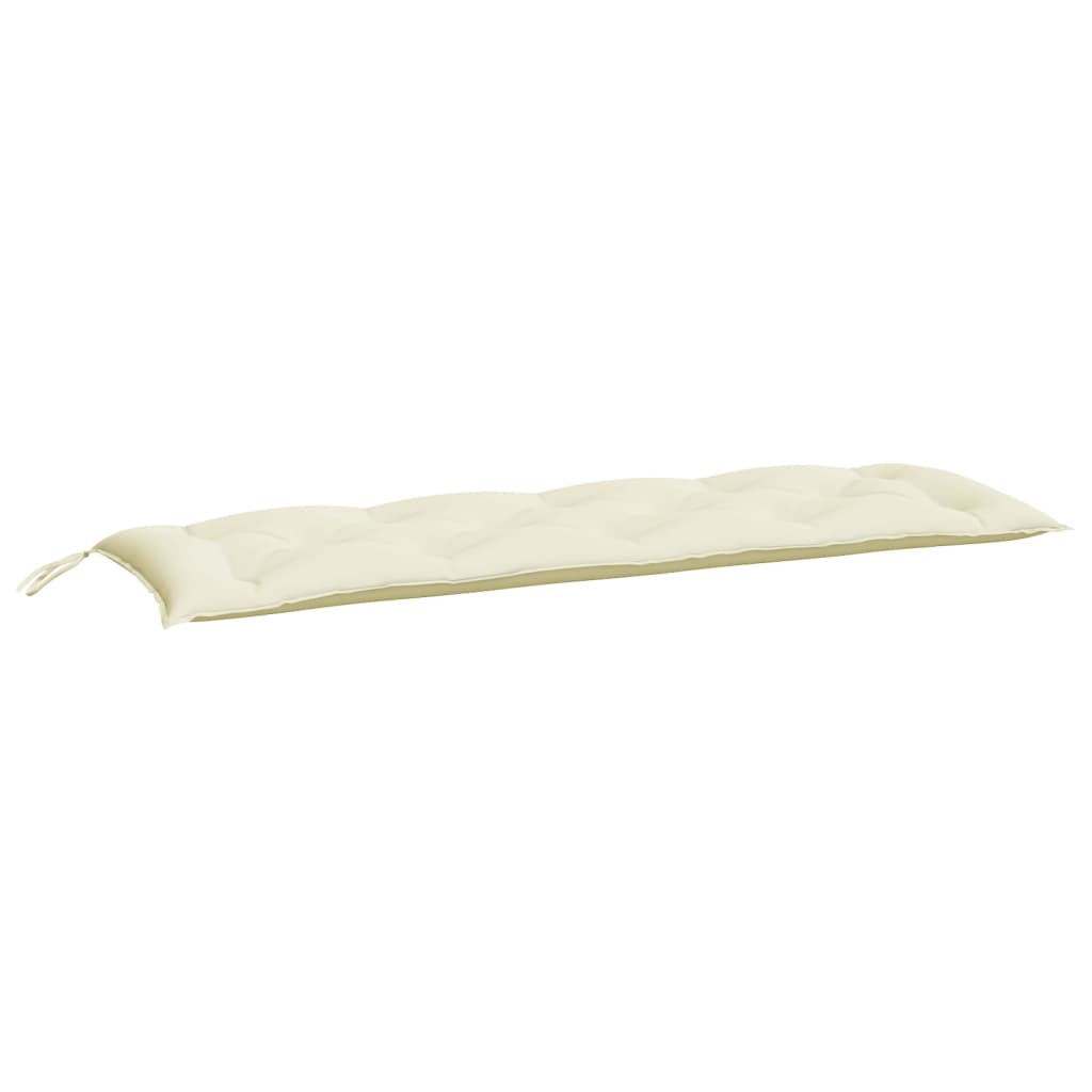 Cuscino per Panca Crema 150x50x7 cm in Tessuto Oxford